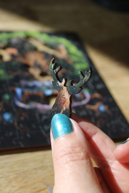 Yggdrasil  by Anne Stokes, Mini 89 Piece Wooden Puzzle