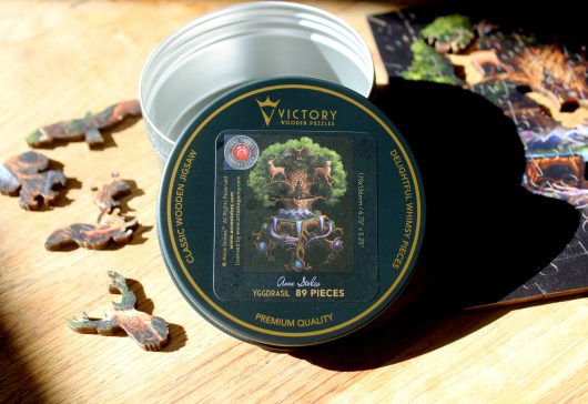 Yggdrasil  by Anne Stokes, Mini 89 Piece Wooden Puzzle