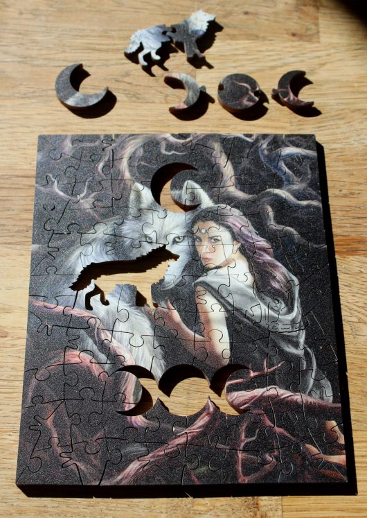 Soul Bond by Anne Stokes, Mini 90 Piece Wooden Puzzle