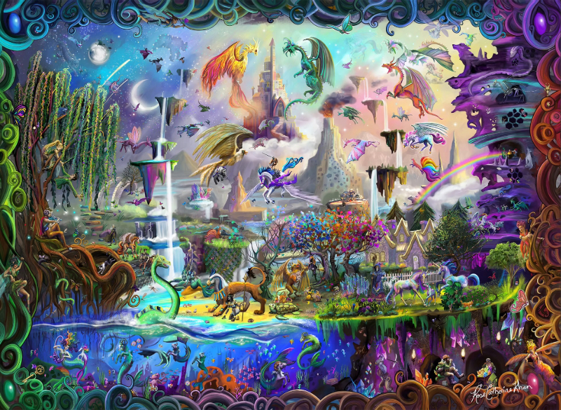 Magical Mythology by Rose Khan, 1000 Piece Puzzle