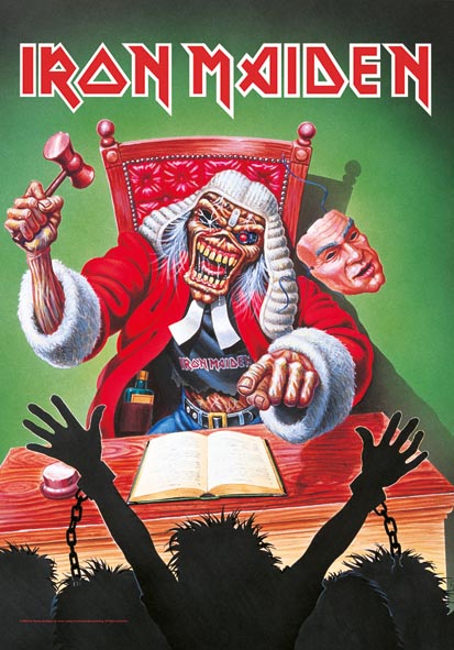 Iron Maiden - 10 Years, Textile Poster
