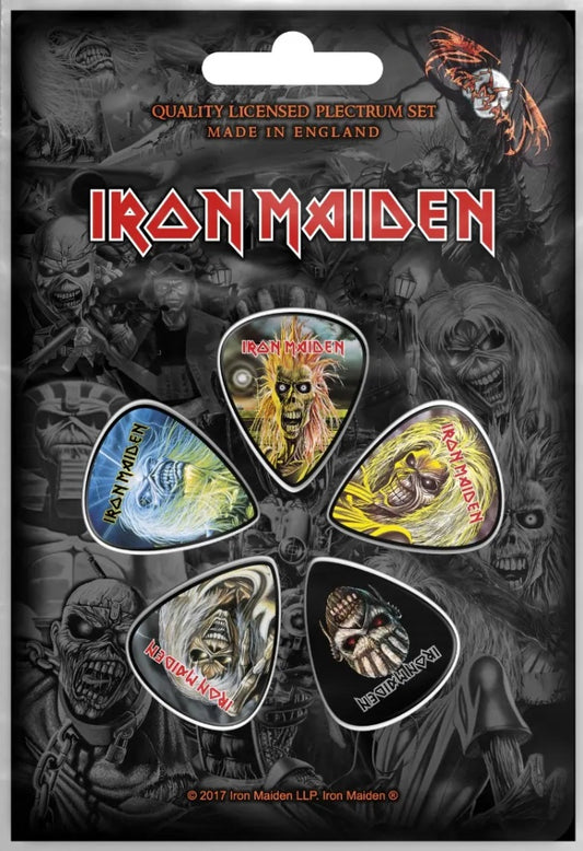 Iron Maiden - The Faces of Eddie, Plectrum set