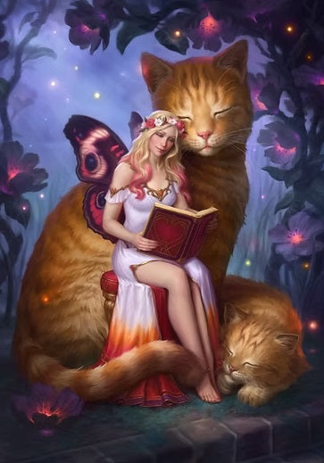 Bedtime Story by James Ryman Greeting Card