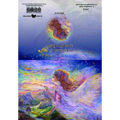 Aurora by Josephine Wall, Greeting Card