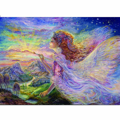 Aurora by Josephine Wall, Greeting Card