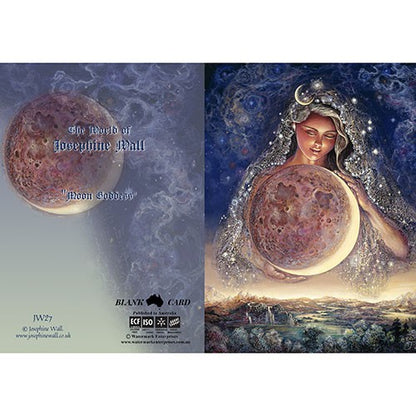 Moon Goddess by Josephine Wall, Greeting Card