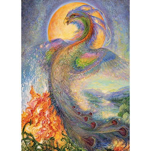 The Phoenix by Josephine Wall, Greeting Card
