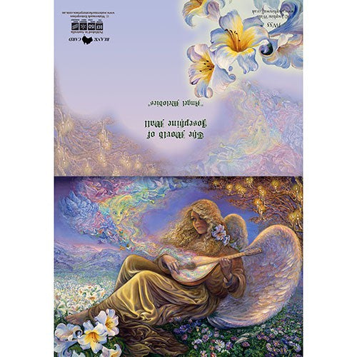 Angel Melodies by Josephine Wall, Greeting Card