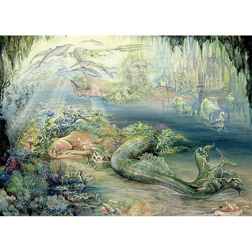 Dreams of Atlantis by Josephine Wall, Greeting Card