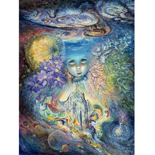 Child of the Universe by Josephine Wall, Greeting Card