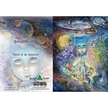 Child of the Universe by Josephine Wall, Greeting Card