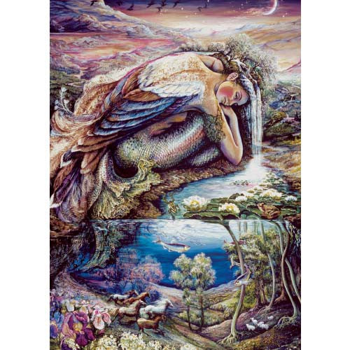 Mer Angel by Josephine Wall, Greeting Card