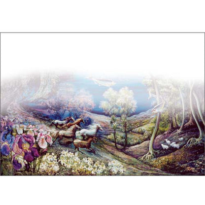 Mer Angel by Josephine Wall, Greeting Card