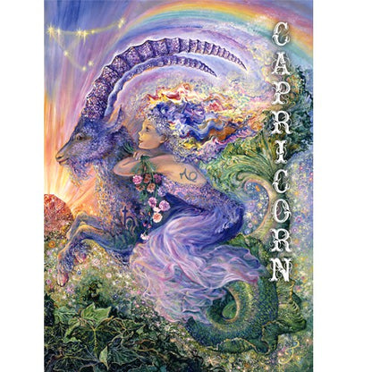 Capricorn by Josephine Wall, Greeting Card