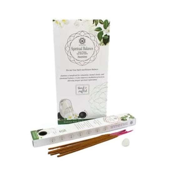 Gemstone Incense Spiritual Balance - Stick Incense with Clear Quartz