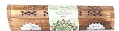Wooden Incense Box including 10 Incense Sticks