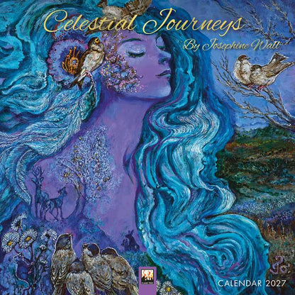 Celestial Journeys By Josephine Wall Mini Wall Calendar 2027