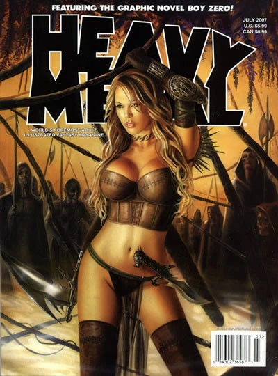 Heavy Metal  Magazine - July 2007