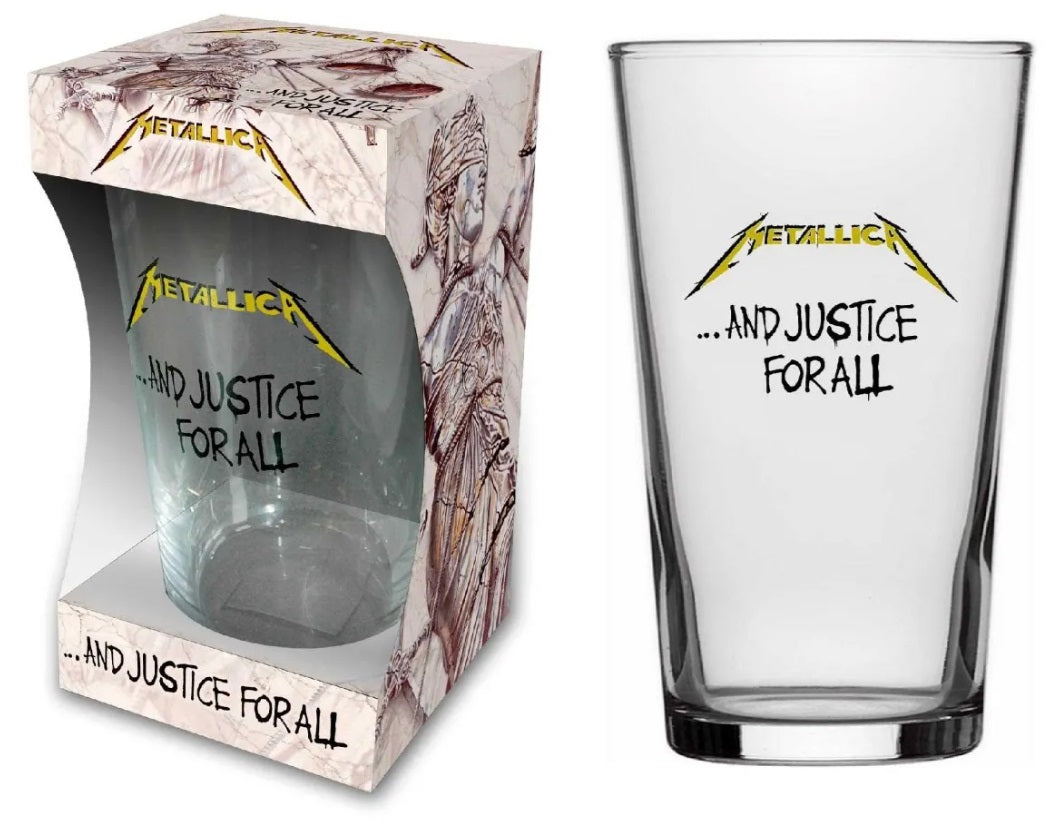 Metallica - ...And Justice for all, Beer Glass