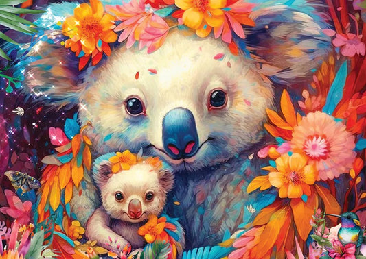 Koala Kuddles by Claudia McKinney, 1000 Piece Puzzle