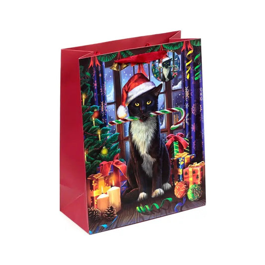 Lisa Parker Christmas Krampus Cat Gift Bag