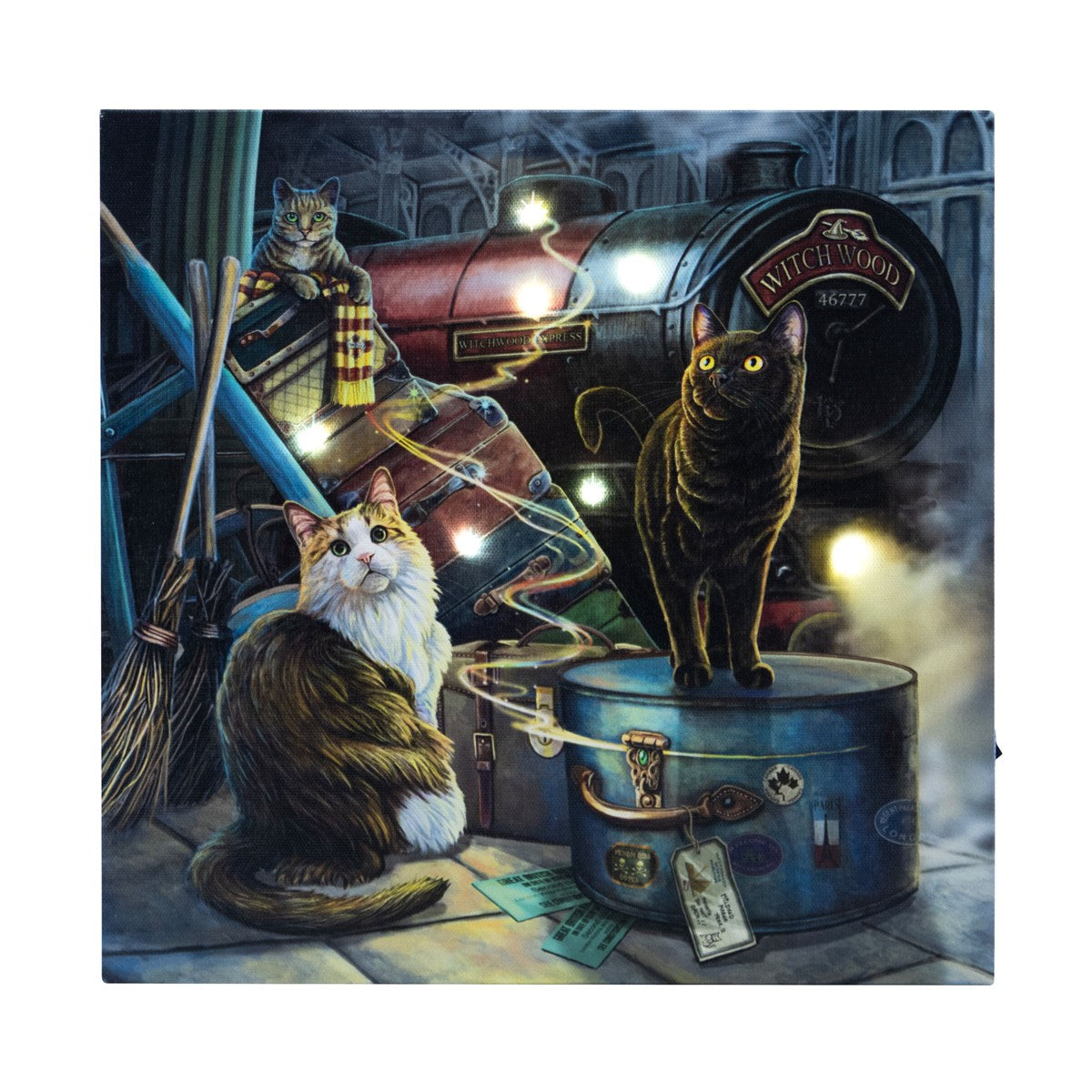 Witchwood Express by Lisa Parker, Light Up Canvas Print