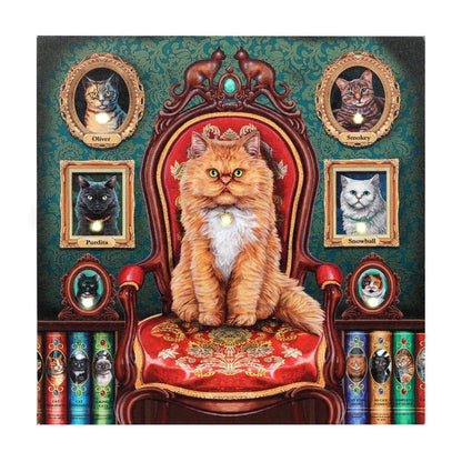 Mad about Cats by Lisa Parker, Light-Up Canvas Print