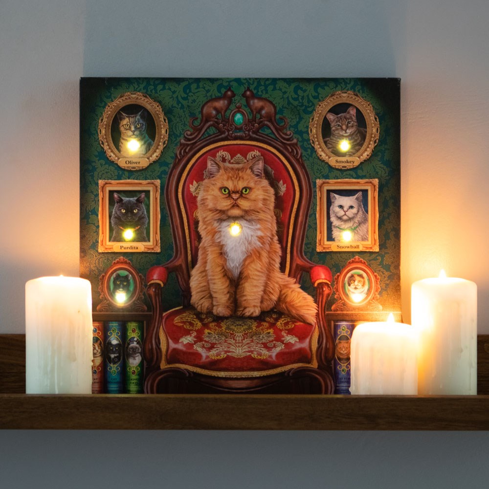 Mad about Cats by Lisa Parker, Light-Up Canvas Print