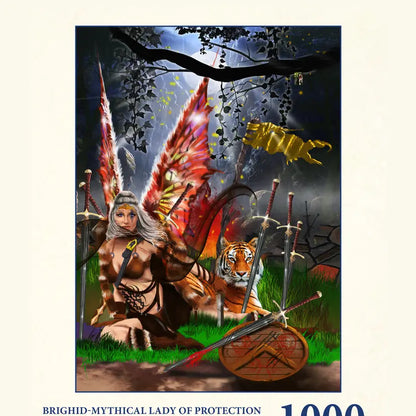 Brighid-Mytical Lady of Protection by Howard Brower, 1000 Piece Puzzle