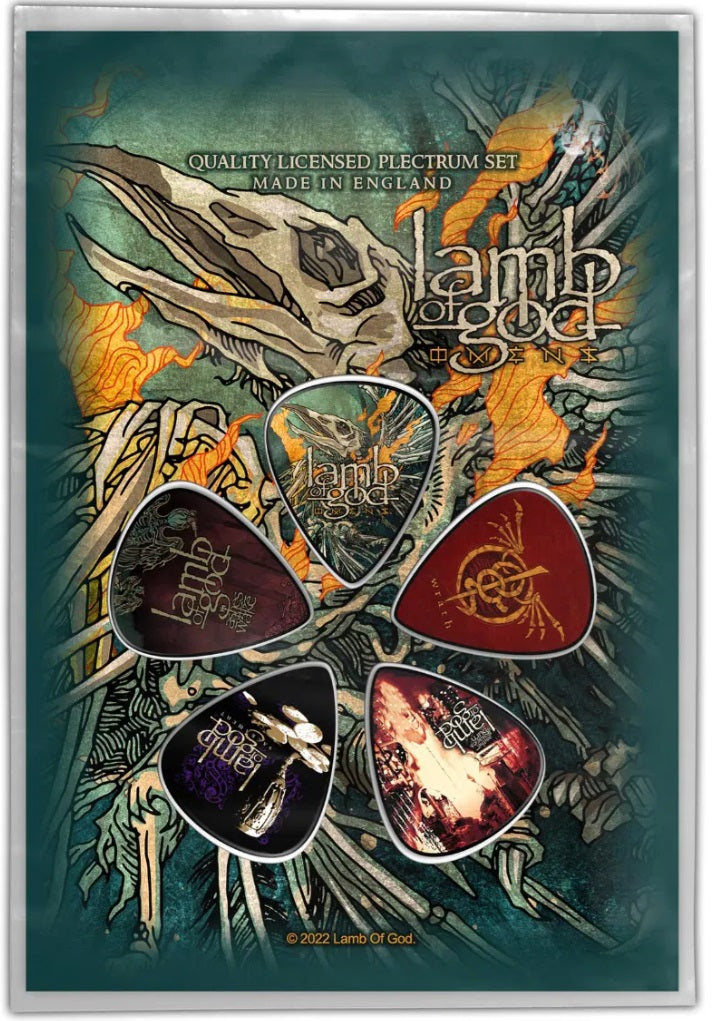 Lamb of God - Omens, Plectrum Set