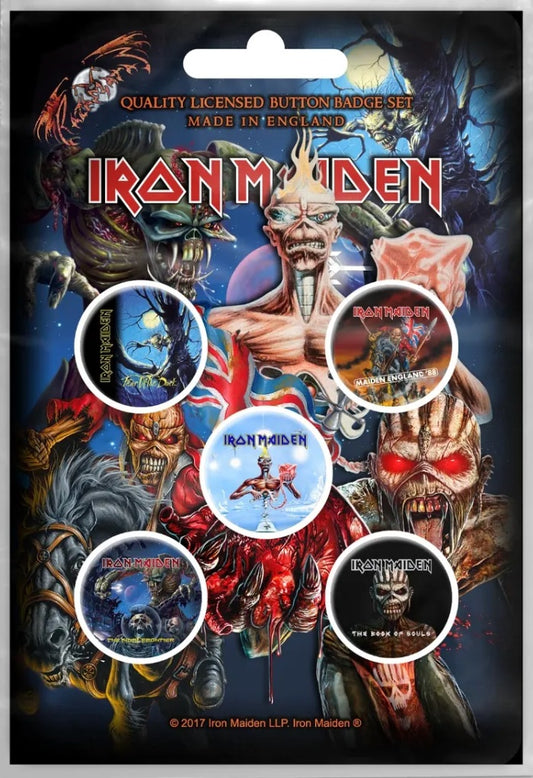 Iron Maiden - The Later Years, Button Set