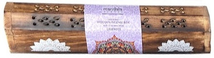 Wooden Incense Box including 10 Incense Sticks