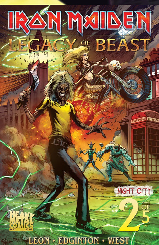 Iron Maiden Legacy of the Beast v2: Night City #2 Cvr A