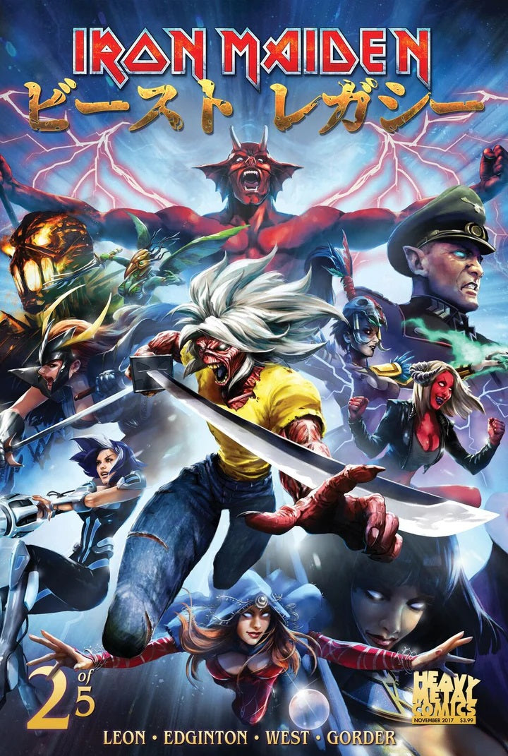 Iron Maiden Legacy of the Beast - Issue #2 - Cover B