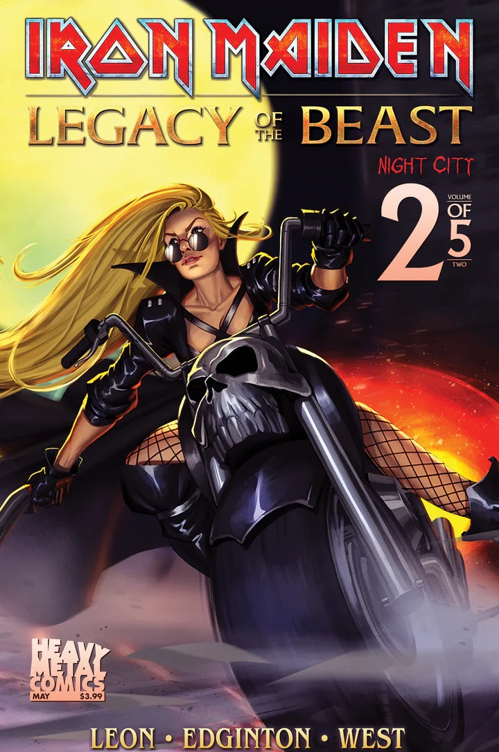 Iron Maiden Legacy of the Beast v2: Night City #2 Cvr B