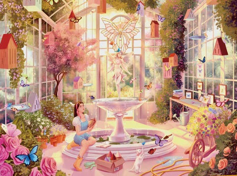 Lepidopterist's Greenhouse by Ailee Marie Art, 1000 Piece Puzzle