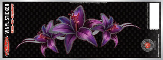 3 Flowers by Anne Stokes, Large Sticker