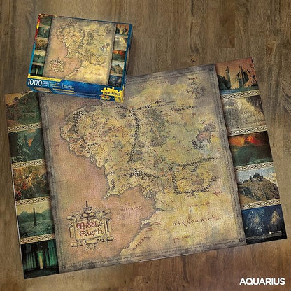 Lord of the Rings - Map, 1000 Piece Puzzle