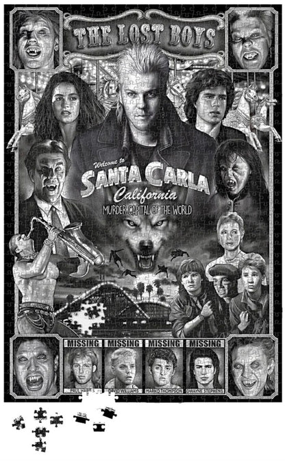 The Lost Boys - Welcome to Santa Carla by Peter Panayis, 1000 Piece Puzzle