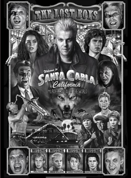 The Lost Boys - Welcome to Santa Carla by Peter Panayis, 1000 Piece Puzzle