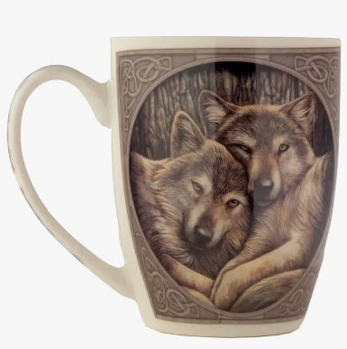 Lisa Parker Loyal Companions Wolf Porcelain Mug