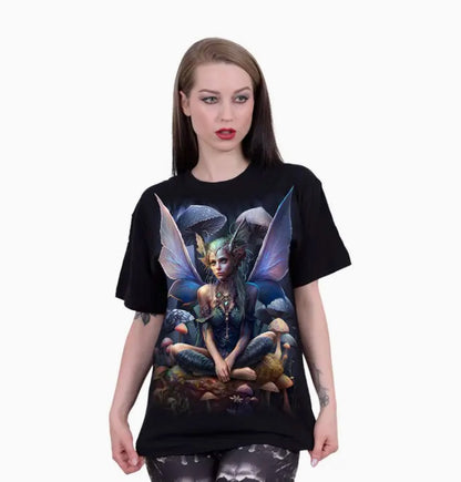 Magical - Front Print T-Shirt Black