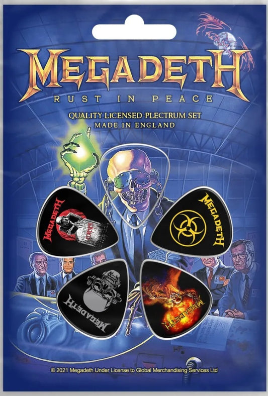 Megadeth - Rust in Peace, Plectrum Set