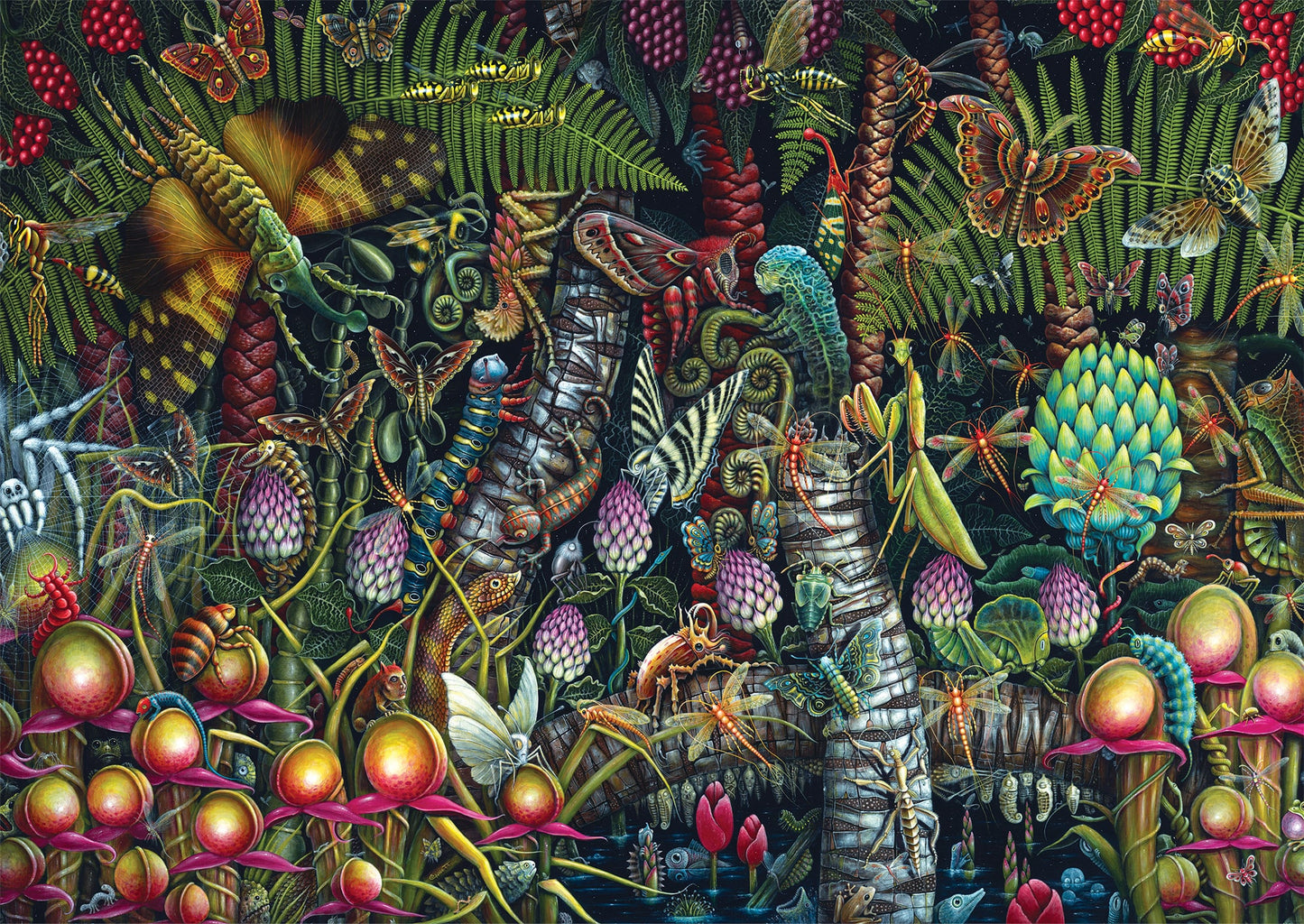 Microcosmic Garden by Robert Steven Connett, 500 Piece Puzzle