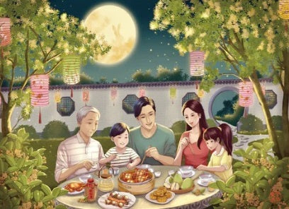 Mid-Autumn Festival by Fiona Kao, 1000 Piece Puzzle