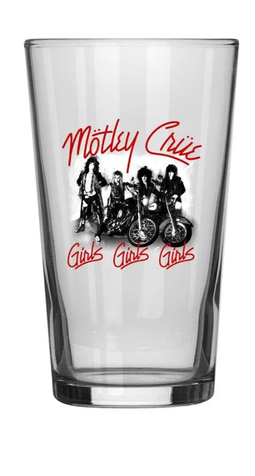 Motley Crue - Girls, Girls, Girls. Beer Glass