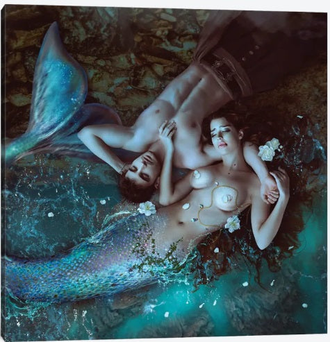 The Last Mermaid by Natalie Shau Canvas Print