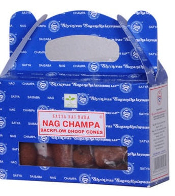 Satya Nag Champa Back Flow Cones