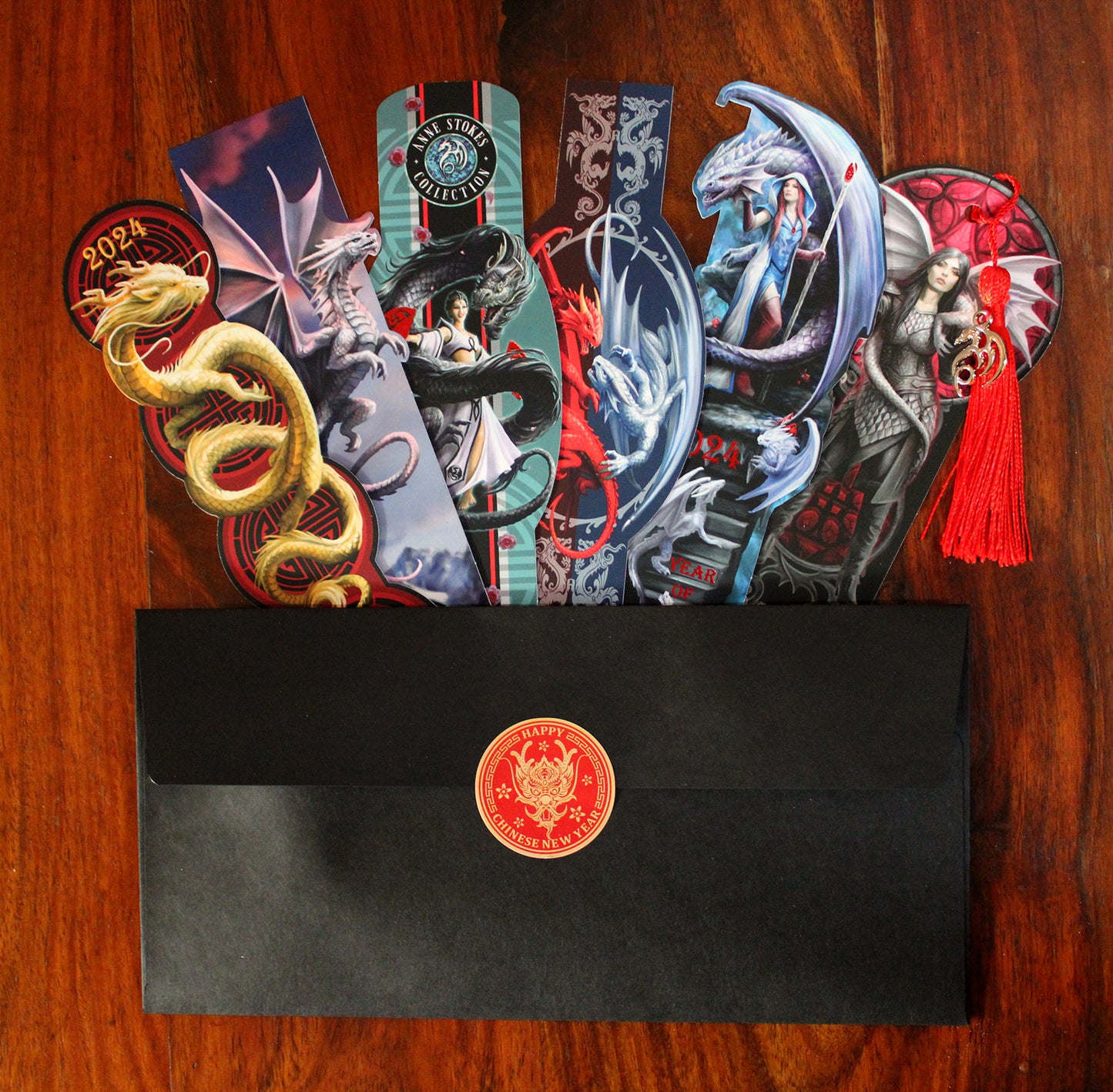 Year of the Dragon by Anne Stokes, Bookmark Set