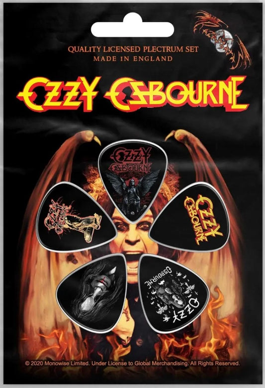 Ozzy Osbourne - Classic Logo, Plectrum Set